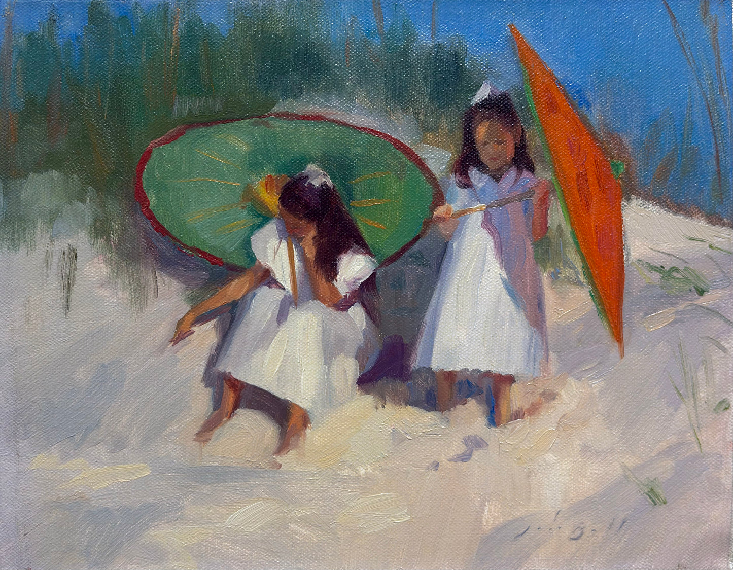 Bright Umbrellas